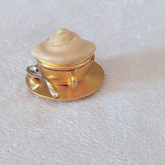 Estée Lauder Vintage 1999 Cafe Solid Perfume Compact with Beautiful Perfume. - Picture 4 of 10